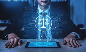 Cyber law and compliance illustration